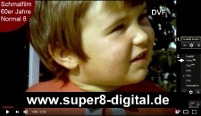Digitalisierungen 8mm-Film Normal8, Super 8 auf DVD Bluray oder USB Festplatte