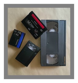 Videokassetten  VHS Video8 Hi8 miniDV Digital8 Betamax optional auch in mpeg4-HD